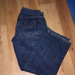 Abercrombie & Fitch cropped jeans like new!!